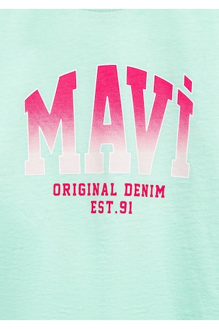 Mavi - Mavi Logo Baskılı Yeşil Tişört 7610386-71643 Yeşil