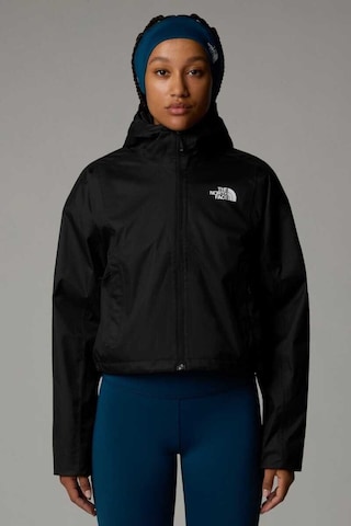 The North Face Quest Crop Kadın Yağmurluk Mont Siyah