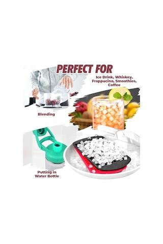2 Adet Mini Buz Küpü Kalıbı, Silikon Buz Kalıbı, Küçük, Bpa İçermez Esnek