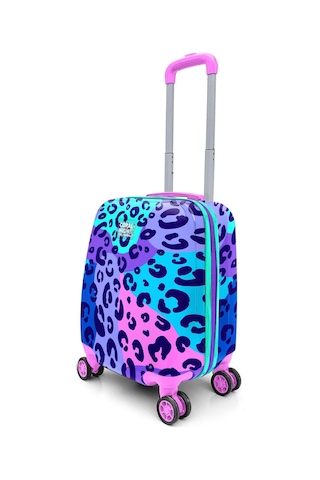 Coral High Kids Leopar Desenli Çocuk Valizi 16787