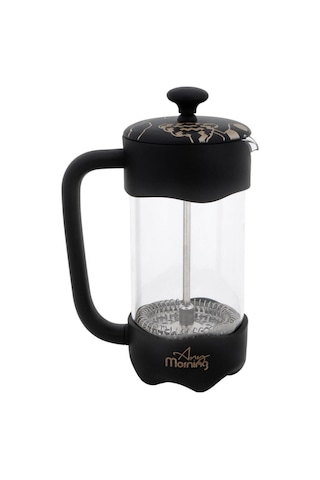 Any Morning Fy92 Kahve Ve Bitki Çayı İçin french Press 350 ML Siyah