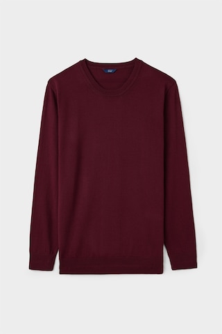 D's Damat Ds Damat Regular Fit Bordo Düz Örgü Kazak 5hf062442004m B01