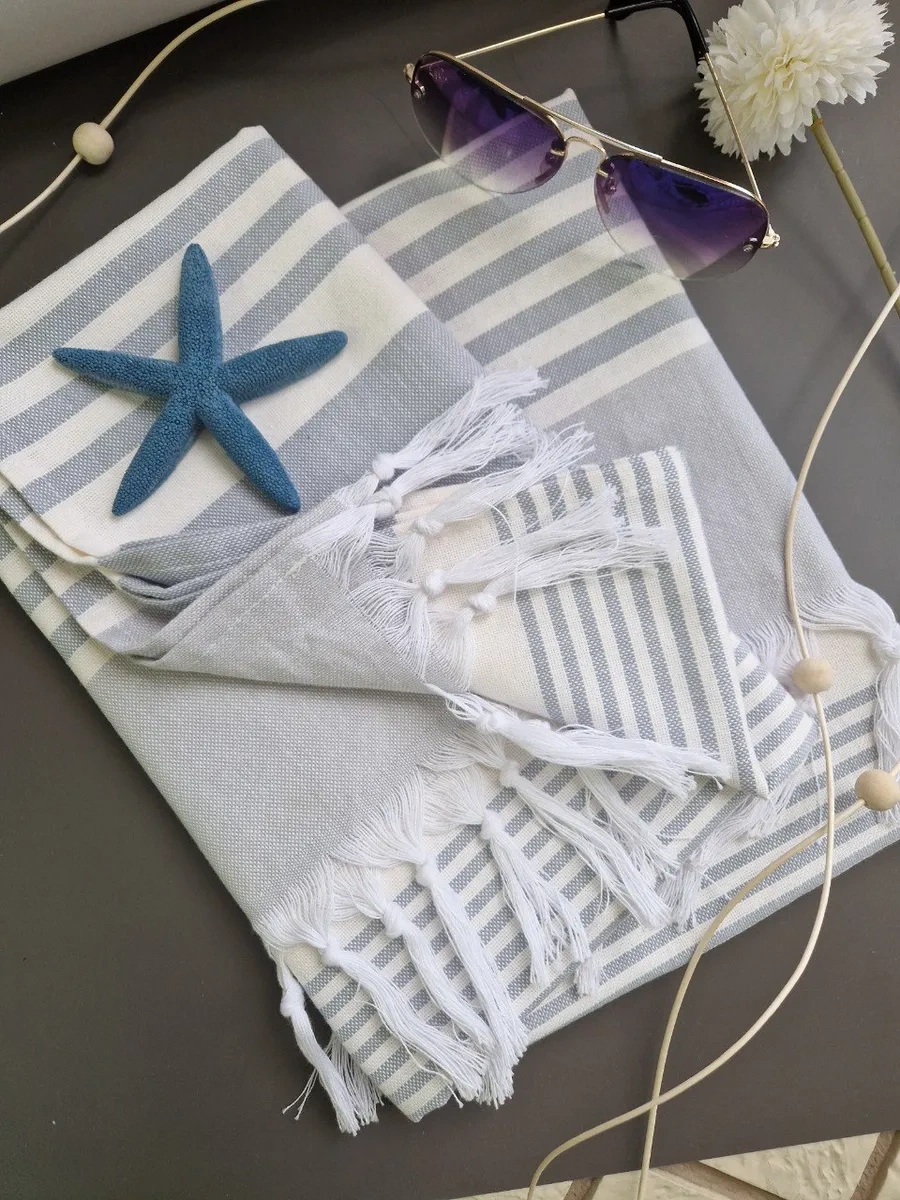 Cherir Plaj Havlusu 90 160cm 154034444 Açık Gri