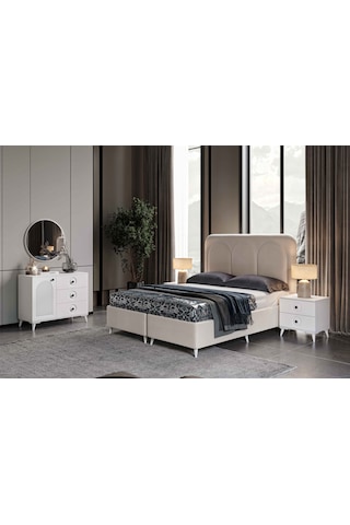 Oslo 6 Kapaklı Komple Mdf Yatak Odası Takımı