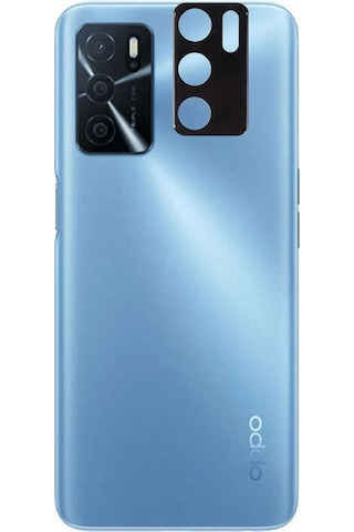 Oppo A16 Zore 3d Kamera Camı Siyah