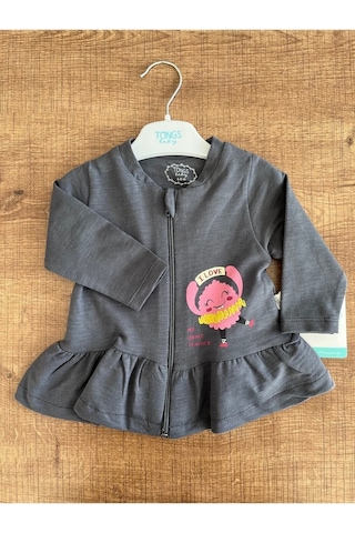 Tongs Monster Party Hırka Antrasit