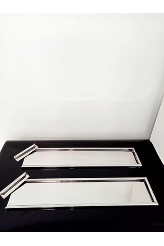 Oscar Paslanmaz Krom Plakalık, Metal Nikelaj, 2'li Set