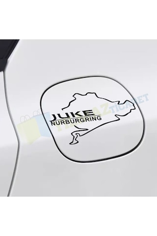 Nissan Juke Nürburgring Oto Sticker Depo Kapağı Yapıştırma