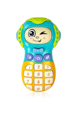 Toyaş Işıklı Ve Müzikli Ceptelefonu Bebek Motor Beceri Gelişimi Müzikli Oyuncak Ceptelefonu Bebek Oyuncağı Yeşil-mavi Mavi - Yeşil