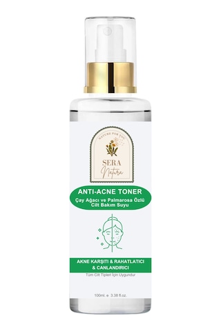 Antı-acne Toner Çay Ağacı Ve Palmarosa Özlü Cilt Bakım Suyu