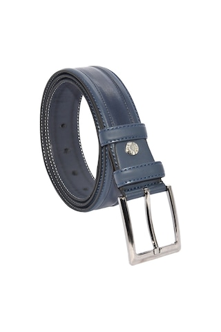 Süzer Deri x 3.5 Cm Klasik Suni Deri Desenli Model Kemer Lacivert (429082743)