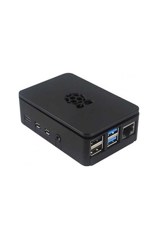 Robotistan Raspberry Pi 4 Plastik Muhafaza Kutusu - Siyah (Raspbe