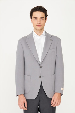 Gri Klasik Kesim Blazer Ceket Gri