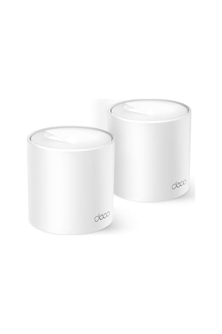 Deco X10 2-pack, Ax1500 Mbps, 360 M²'ye Kadar Kapsama Alanı, 120 Cihaza Kadar Bağlantı, Gigabit Portlu, Mobil Uygulama İle Kolay Kurulum,yapay Zeka Destekli Wi-fi 6 Mesh Sistemi