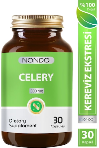 Nondo Celery Kereviz Eki 500 mg 30 Kapsül