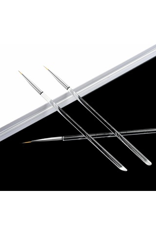 Reedark 3 Adet Tırnak Çizim Kalemi Seti - Şeffaf Kristal Gövde - Detaylı Çizim Ve Çizgi Çizme Uygulamaları