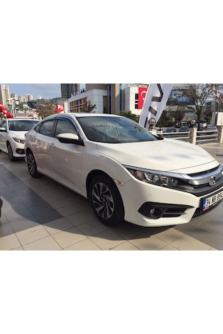 Honda Civic Fc5 Cam Rüzgarlığı Kromlu 2016-2017-2018-2019
