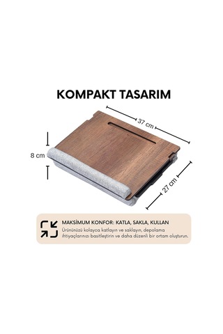 Lexroo Ls051 Minderli Eğim Ayarlanabilir Mousepadli Laptop Sehpası
