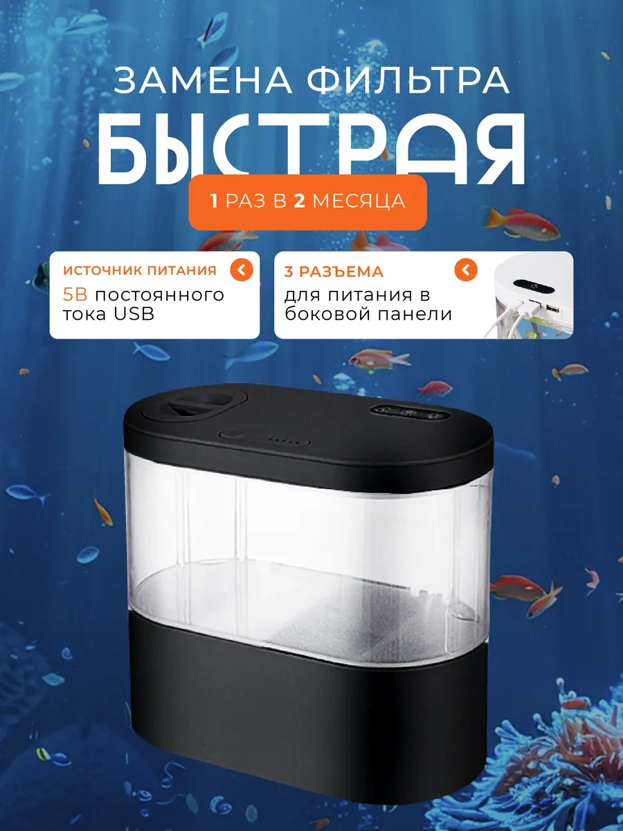 Innove Balıklar İçin Aydınlatmalı Ve Filtreli Akvaryum 267630185