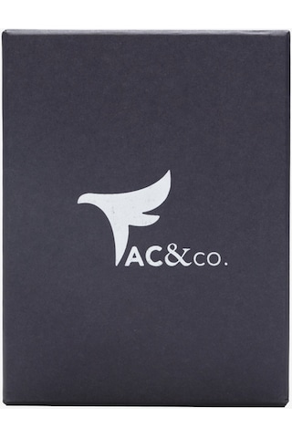Ac&co / Altınyıldız Classics Erkek Siyah Hediye Kutulu Kart Bölmeli Cüzdan Siyah
