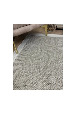 Dekoset Home Sisal Halı- Bej-krem Hol Koridor Halısı- Kaymaz Taban- Yıkanabilir Kilim Halı Yolluk