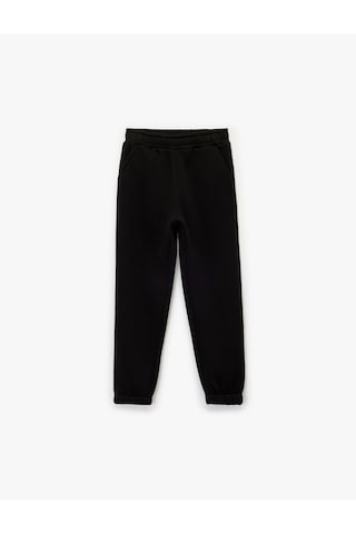 Koton Şardonlu Cep Detaylı Basic Jogger Eşofman Altı Siyah 7wkg40015ak