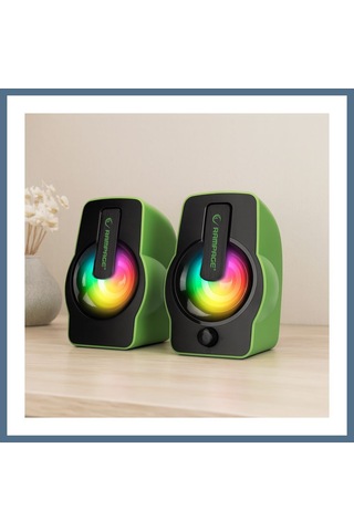 Buradabulabilirsin Rgb Işıklı Usb 2.0 1+1 Multimedya Hoparlör Seti Bbz