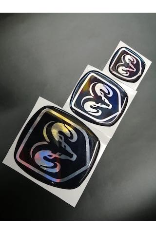 Fiat Egea Sedan Dodge Logo Arma Set (3'Lü)