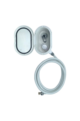 Sealux Duş Yuvası Yan Montaj Musluklu Hortumlu Tekne Karavan