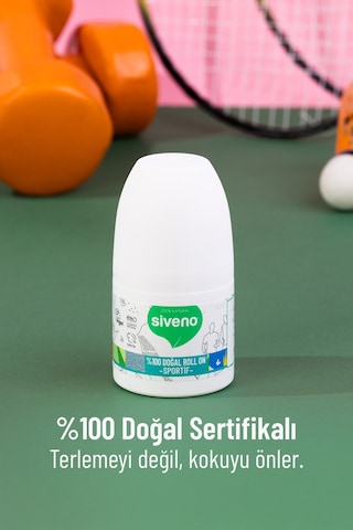 Siveno Sportif Vegan Unisex Roll-On Deodorant 50 ML