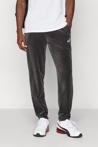 Puma Essentials Elevated Velour Erkek Pantolon Siyah