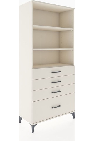 Hyperion Dolap 3 Raflı 4 Çekmeceli 88x44x195 Aytaşı-aytaşı Aytaşı