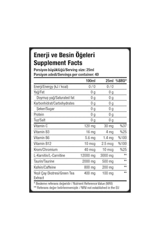 Dynamic Thermo L-Carnitine 3000 MG 1000 ML (Aromalar)
