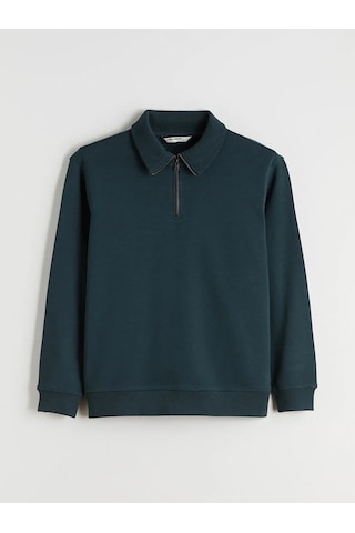 Lc Waikiki Petrol Dik Yaka Erkek Sweatshirt