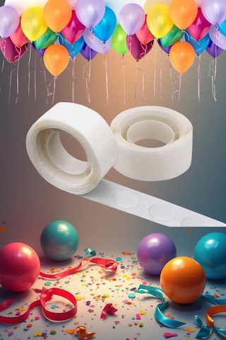 Balon Yapıştırma Bandı 100 Adet Balon Yapışkanı Parti Malzemeleri Doğum Günü Diğer