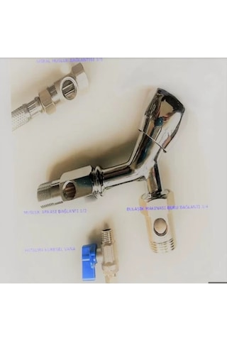 AQUA FLY SU ARITMA 1/2 HAT ALMA (T) VE 1/4 MİNİ KÜRESEL VANA