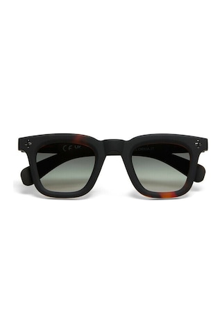 Okkia Firenze Unisex Güneş Gözlüğü Siyah Havana / Lens: Yeşil Gradyan Kahverengi