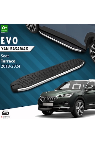 S-dizayn Seat Tarraco Evo Krom Yan Basamak 193 Cm 2018-2024 A+ Kalite