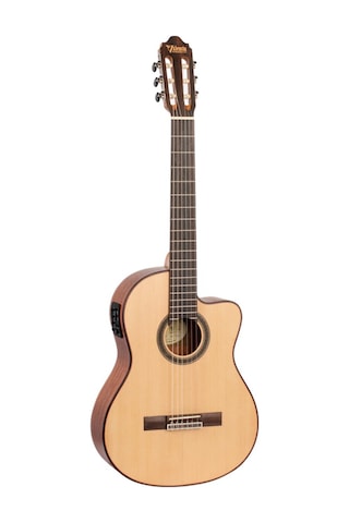 Valencia Vc704ce Elektro Klasik Gitar - Masif Sedir Kapak İleri Seviye Masif Sedir Solid Cedar Kapak, Cutaway Gövde, Profesyonel Preamp Sistemi Ve Sıcak Ton Karakteri