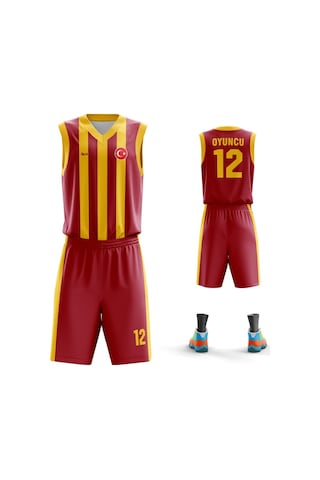 Acr Giyim Kişiye Özel Basketbol Forması - Dizayn : Çubuklu