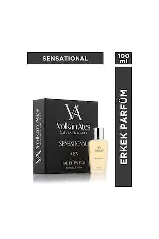Volkan Ates Natural & Beauty Sensational Erkek Parfüm 100 Ml Baharat - Odunsu