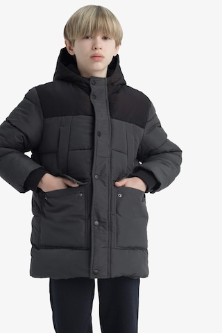 Defacto Erkek Çocuk Su Geçirmez Kapüşonlu Polar Astarlı Parka E9373a825wnar15 Antrasit