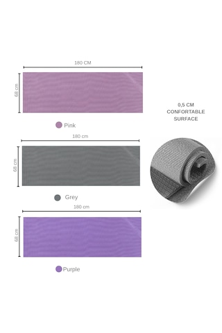 Joinfit Pro Yoga Matı 5mm Kaymaz Yüzey Yüksek Konfor Pembe