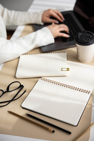 A5 Siyah Kraft Karton Kapak 70 Yaprak 110 Gram Çizgili Not Defteri Çizgili Siyah