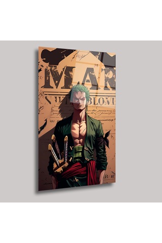 Anime One Piece Roronoa Zoro - Cam Tablo - Deg0221