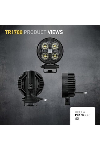 Hella Led-çalışma Farı Tr1700-24/12v - 1700lm - Vidalanmış/ - Hareketli Barı - Yakın Alan Aydınlatması - Kablo Uzunluğu: 800mm - Soket Modeli: Açık Kablo Uçları Led Work L 1g0 357 111-002