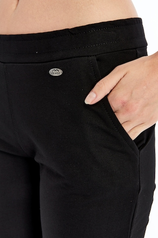 Axxel Kadın Kapri Siyah Büyük Beden Eşofman Altı K-225 Siyah