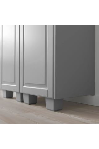 Ikea Bodbyn 2'li Mobilya Ayağı 8 X 8 X 8 Cm Gri