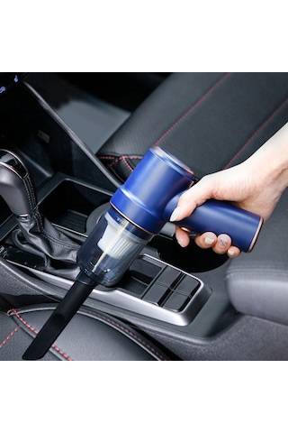 Suntek Araç Mavisi Için El Süpürgesi Akülü 7x6inç Toz Mavi Mavi