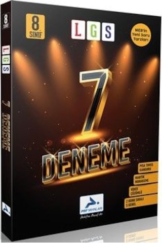 8. Sınıf LGS 7 Fasikül Deneme- PRF Paraf Yayınları